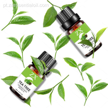 óleo natural puro da árvore do chá para o tratamento da acne